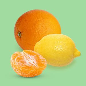 Combo de cítricos con mandarinas, limones y naranjas